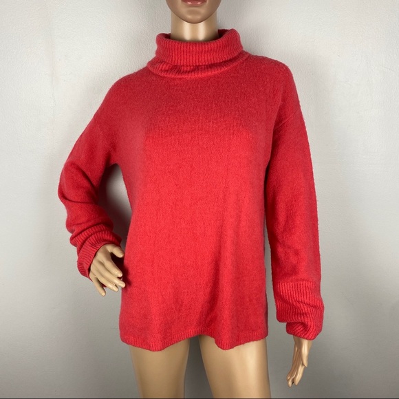 NEW SOMETHING NAVY CORAL TURTLENECK SWEATER - Picture 2 of 8